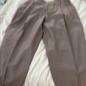 Giorgio Armani Red and Black Houndstooth Trousers